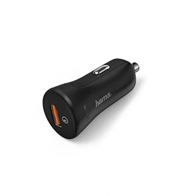 Obrázek Hama Nabíječka do auta‹«t Quick Charge 3, černá, 00178239 (3, černá)