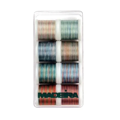 Obrázek Madeira Dárková krabička: Polyneon: Multicolour: 8 x 200 m: Spools, polyester, tříděné, 1600