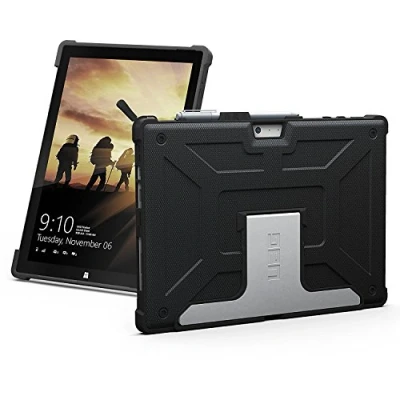 Obrázek Urban Armor Metropole Gear Pro Microsoft Surface 7 / 6 5 4 (ochranné pouzdro certifikované společností Microsoft, kompatibilní s typovým krytem, držák Pen, funkce stojanu) černá