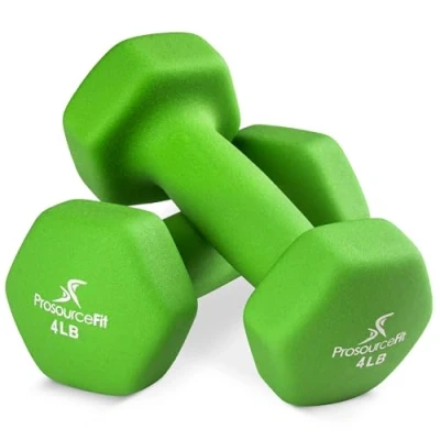 Obrázek ProsourceFit Neoprene Dumbbell Coated for Non Slip Grip, 4 lb