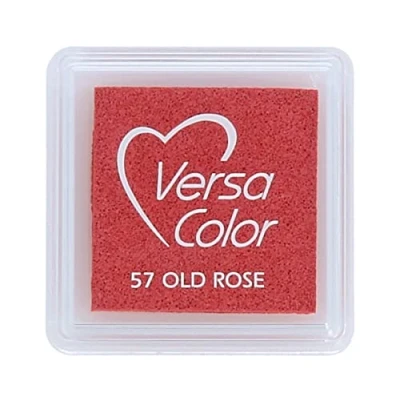 Obrázek Versasmall Versac Tricolor razítko inkoustový polštářek malé Cube 25 x mm Pigmentu Old Růžová