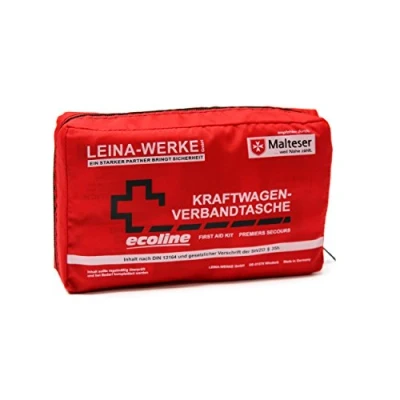 Obrázek Leina Werke 11044 autolékárnička Compact Ecoline se suchým zipem, červená/černá/bílá