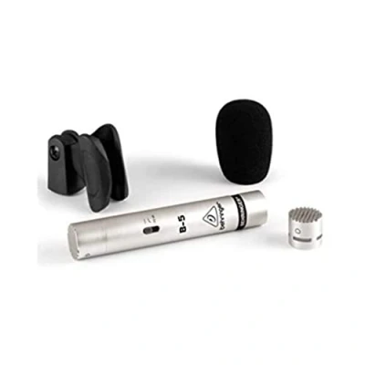 Obrázek Behringer B 5 studiový kondenzátorový mikrofon se zlatě tlumenou membránou a 2 vyměnitelnými kapslemi