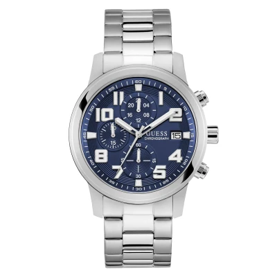 Obrázek Guess Atticus Hodinky se stopkami silvercoloured, Muži, Velikost: One Size, Silver coloured