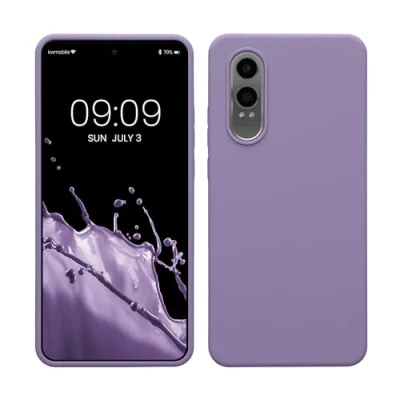 Obrázek kwmobile pouzdro kompatibilní s OnePlus Nord CE 4 Lite 5G silikonové na mobil měkký povrch bezdrátové nabíjení fialková fialová