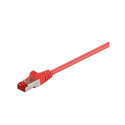 Obrázek Goobay 95467 CAT 6 propojovací kabel, S/FTP (PiMF), červený