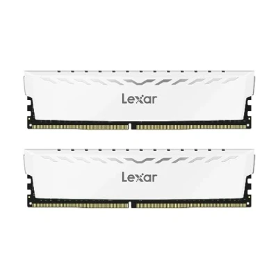 Obrázek Lexar THOR DDR4 RAM 32GB Kit (16 GB x 2) 3600 MHz, DRAM 288 Pin UDIMM Desktop Memory, XMP 2.0 vysoce výkonná pracovní paměť, CL18 22 42, 1.35V (LD4BU016G R3600GDWG)
