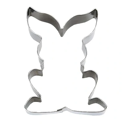 Obrázek Doma sedící zajíc Cookie Cutter, stříbrný,, 8 cm