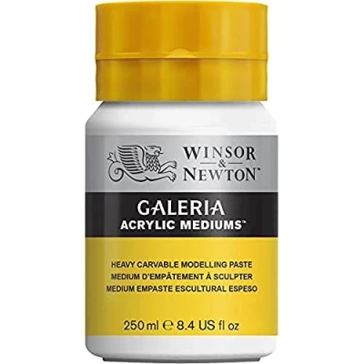 Obrázek Winsor &amp; Newton 3040814 Galeria Těžká modelovací pasta, hrnec 250 ml, vhodná pro složení více vrstev