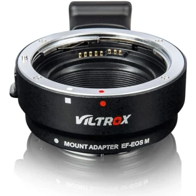 Obrázek VILTROX EF EOS M přípojka objektivu adaptér Auto Focus Konvertor Kroužek pro řady EF/EF s Objektivy kompatibilní Canon Mount Kamery M3 M5 M6 M10 M50 M100
