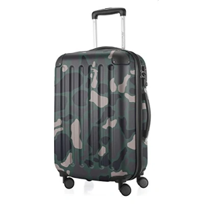 Obrázek Hauptstadtkoffer Spree příruční zavazadla Hard shell kufr Trolley Expandable, TSA, 4 kola, 55 cm, 42 litrů, kamufláž