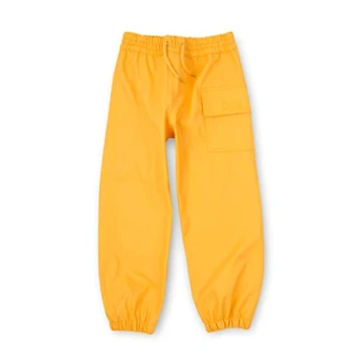 Obrázek Hatley dětské kalhoty do deště Unisex Splash Pant Yellow, Žlutá