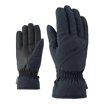 Obrázek Ziener Dámské lyžařské rukavice KIMAL GTX lady glove / zimní sporty vodotěsné, prodyšné, černé, 8