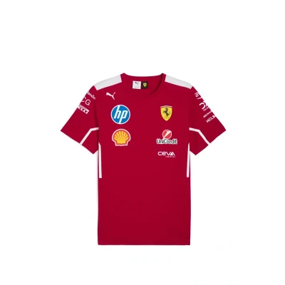 Obrázek Puma Scuderia Ferrari Triko s potiskem, Muži, Velikost: Medium, Dark cherry