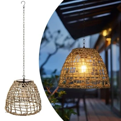 Obrázek pearlstar Solární lampy pro venkovní zavěšení lucerna Mořské řasy Zahrada Dekorace použití se šňůrou odolná proti povětrnostním vlivům rukojeť závěsné svítidlo na