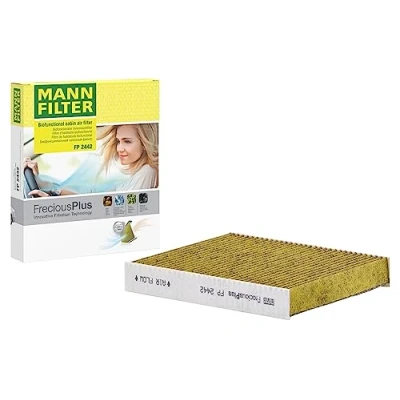 Obrázek MANN FILTER FP 2442 Kabinový filtr FreciousPlus biofunkční pylový pro osobní automobily