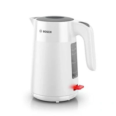Obrázek Bosch bezdrátová rychlovarná konvice MyMoment TWK2M161, automatické vypínání, ochrana proti přehřátí, ukazatel šálku, vyjmutelný filtr vodního kamene, chodu nasucho,