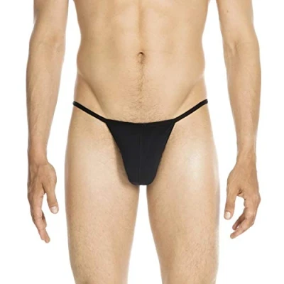 Obrázek HOM Pánský G String, Plume, 359931, S, M, L, XL, černá (Black)