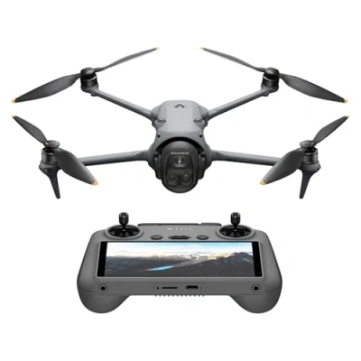 Obrázek DJI dron Mavic 4 pro s RC 2, vlajková loď trojitá kamera kamerou 100 MP 4/3 CMOS Hasselblad, profesionály, přenos videa 30 km, max. doba letu 51 min