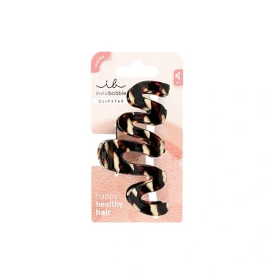Obrázek invisibobble Clipstar Cacao Cream Spona do vlasů 1 velká sponka s organickým designem v ušlechtilém kakaovém odstínu trendy vzhled, bezpečné držení, zdravé vlasy