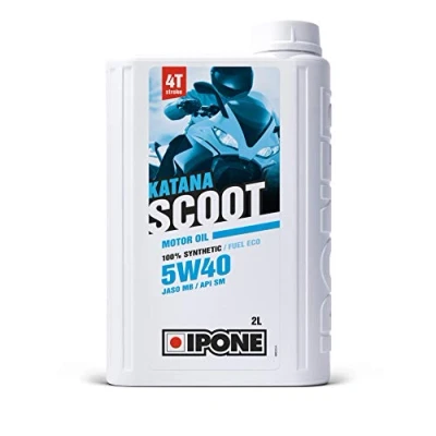 Obrázek IPONE Motoröl Roller 4 Takt 5W40 Katana Scoot 2 Liter Kanister 100% Synthetisch Hohe Leistung Kraftstoffersparnis