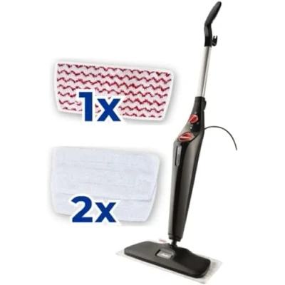 Obrázek Vileda Parní čistič Steam Plus XXL s PowerPad, hygienické čištění podlahy z velkých ploch, odstraňuje až 99,9 % bakterií a virů, pro všechny podlahy, ekologické balení