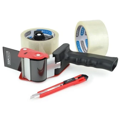 Obrázek Rapesco 1557 Germ Savvy Antibakteriell, Klebeband Handabroller 960 mit 2 durchsichtigen Rollen
