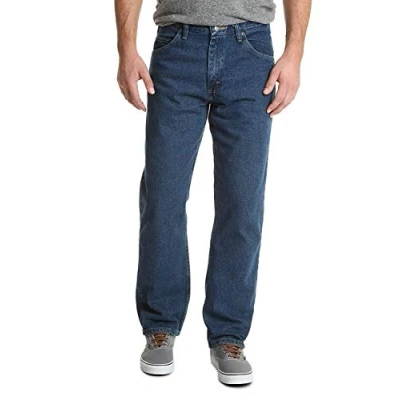 Obrázek Wrangler Pánské Authentics Men&#039;s Classic Relaxed Fit Flex Jeans, Dunkel Stonewash