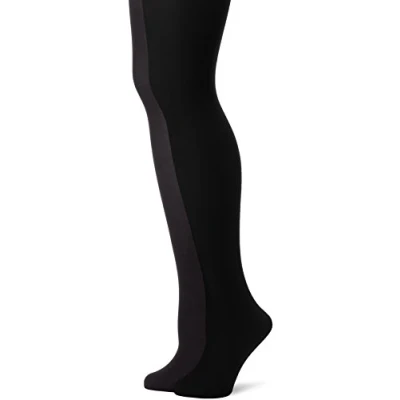 Obrázek Dim Punčocháče Les Opaques Velouté Komfort dámské x2, Vícebarevné (Noir/Gris Charbon 8Ah), s
