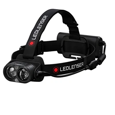 Obrázek Ledlenser H19R Core čelovka LED, 3500 lumenů, nabíjecí lithiová baterie, s červeným světlem, vodotěsná IP67, Constant Light, dosah světla 300 m, Fusion USB magnetický kabel, Headlamp,