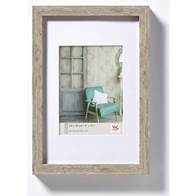Obrázek walther design rám obrazu šedý 15 x 20 cm Stockholm dřevěný EA520D