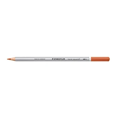 Obrázek STAEDTLER akvarelové pastelky barvy, oranžově hnědé, vodou roztíratelné, měkká, tuha intenzivní různé suché a mokré techniky, 6 akvarelových pastelek v kartonovém pouzdře,
