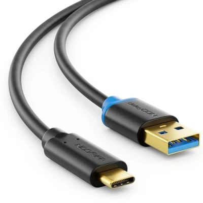 Obrázek deleyCON 1,5m USB C kabel 3. 0 Nabíjecí datový 5 Gbit/s A na Pro iPhone 16 15 Max Samsung Galaxy S24 S23 Pixel iPad MacBook Air Tablety Switch PS5 Notebook PC