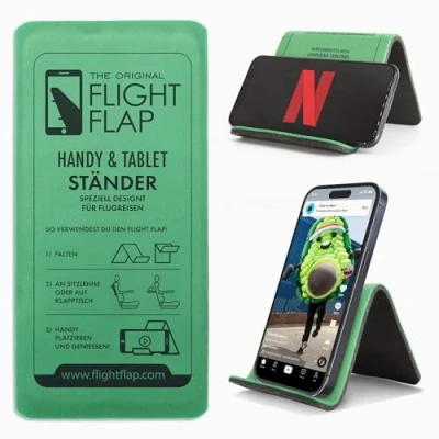 Obrázek Flight Flap držák na mobil do letadla flexibilní stojan mobilní telefon a pro cestování letadlem mobilního telefonu stůl psací