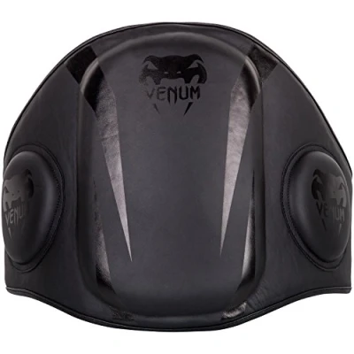 Obrázek Venum Unisex Adult Elite Bauchschutz, Schwarz/Schwarz, Einheitsgröße