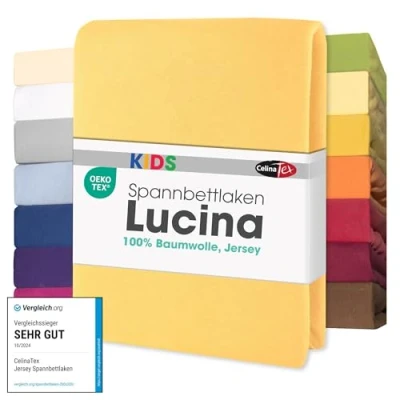 Obrázek dětské napínací prostěradlo CelinaTex, bavlněný žerzej mnoho barev samostatně nebo v sadě na matrace 60 x 120 až 70 140 cm Lucina Minis, 60x120 70x140