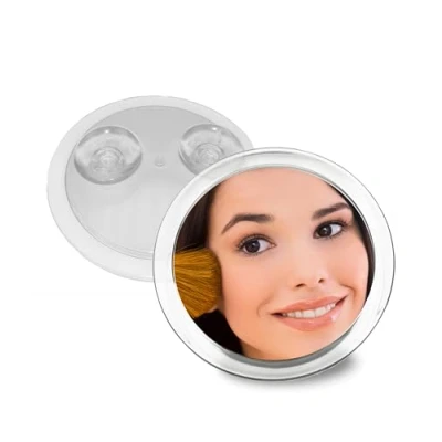Obrázek Fantasia Kosmetické zrcadlo, Ø 15 cm, 7násobné, stříbrné, plast