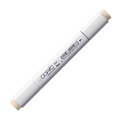 Obrázek COPIC Classic Marker typ E 41, perlově bílá, profesionální popisovač layoutu, se širokou a jemnou špičkou