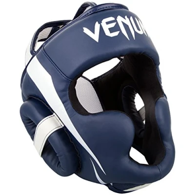 Obrázek Venum, Pokrývka hlavy Elite Boxing, pánské, jednotná velikost, bílá/námořnická modrá