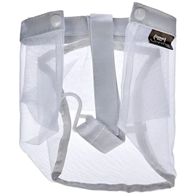 Obrázek DOMO PAK LIVING Wäscheklammerkorb + 20 Klammern, Kunststoff Polyester, Weiß, diametro cm x 19