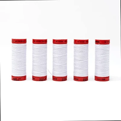 Obrázek Korbond Oberstich, Polyester, Weiß, 150 m
