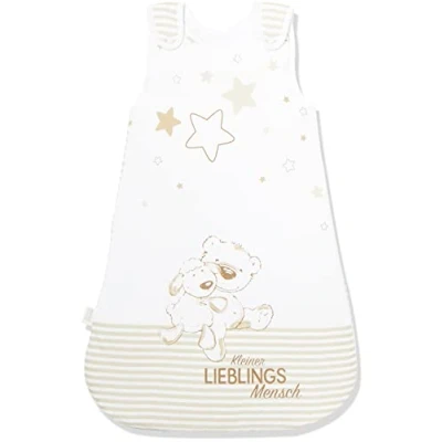 Obrázek Herding baby Best spací pytel, malý motiv oblíbeného člověka, 70 cm, boční zip po obvodu a patentky, bílý