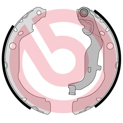 Obrázek Sada brzdových čelistí BREMBO S 68 549