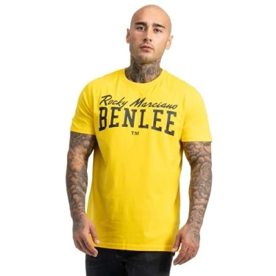 Obrázek Benlee Normale Passform LOGO Triko s potiskem, Muži, Velikost: Large, Warm yellow