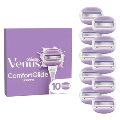 Obrázek Gillette Venus ComfortGlide Breeze Damenrasierklingen, 10 Ersatzklingen für Damenrasierer