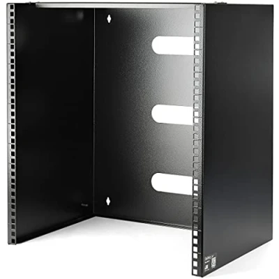 Obrázek StarTech.com 12HE Nástěnný držák pro Patch Panele Max. hloubka vestavby 34,93 cm 19&quot; Panel Rack ploché síťové přístroje kapacita 56 kg (WALLMNT12)