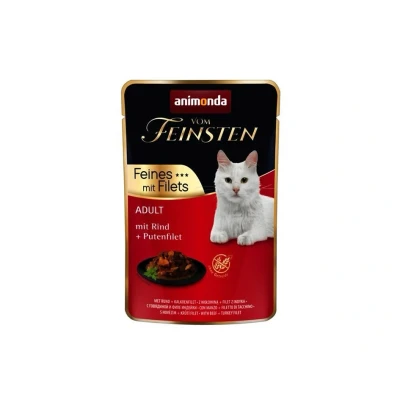 Obrázek Animonda Kapsička VOM FEINSTEN Feines mit Filles Adult hovězí a krůtí filet 85g (kočka)