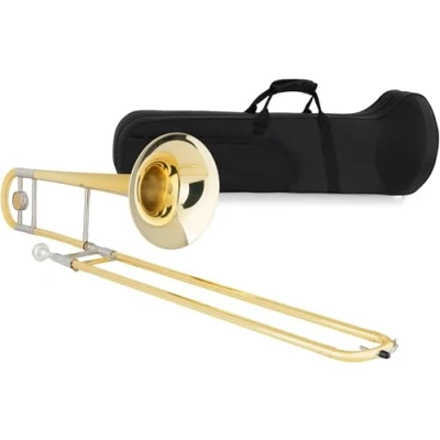 Obrázek Classic Cantabile TP 42 tenorpozoun BB vibrace mosaz niklové stříbro vč. kufru, náustku a čisticího hadříku