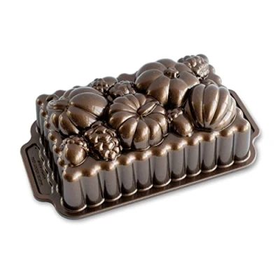 Obrázek Nordic Ware Harvest Bounty Loaf Pan, jedna velikost, bronzová