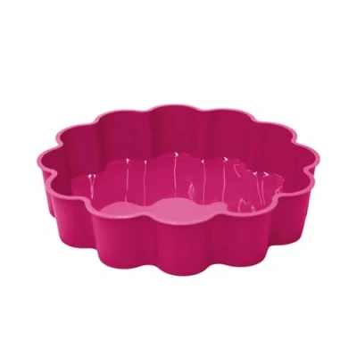 Obrázek LILY COOK kp5229 Silikon Herzform Kuchenform, um Hand pink/blau/grün, 24 x 5 cm